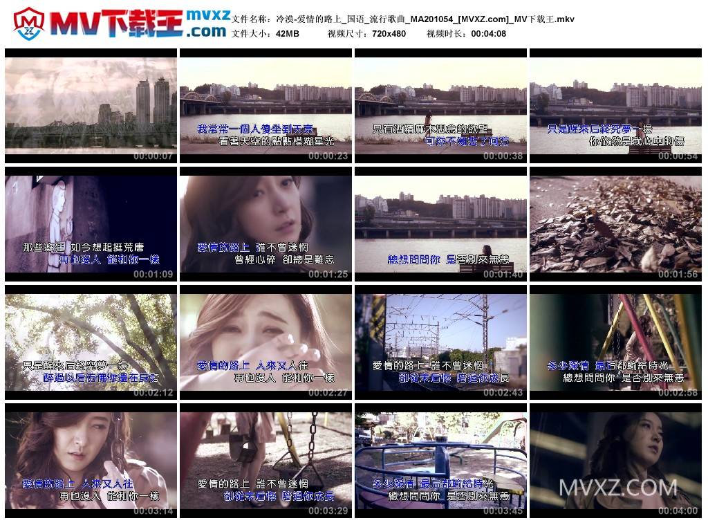 冷漠-爱情的路上_国语_流行歌曲_MA201054